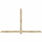 Ekena Millwork Eugene Rough Sawn Timber Gable Bracket, Douglas Fir, 96"W x 56"H x 4"D x 4"F, 14/12 Pitch GBW096X56X0404EUG00RDF - alternate 1